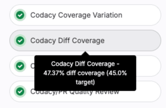 New Coverage status checks GitLab